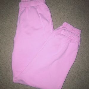 Rare Brandy melville bubblegum pink rosa sweatpant